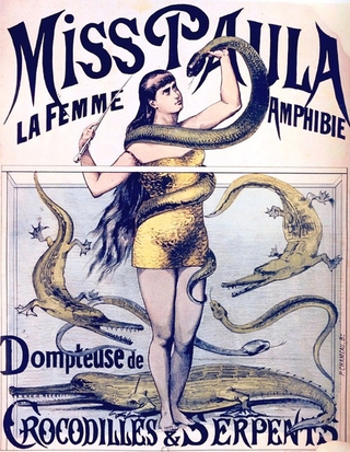 Illustration for article titled Alors! Bizarre French circus and sideshow posters from 1885-1925